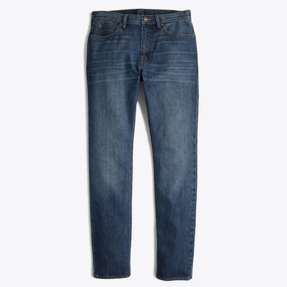NWT J. Crew The Sutton Jeans Dark Wash Blue Slim Fit Casual Denim Size 38x32